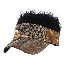 남자가발가격 남성가발 남자 헤어 중년 야구 모자 스파이크 가발 남성 여성 캐주얼 간결한 양산 조정 가능, 01 싱글 사이즈, 12 12