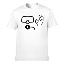 스쿠버티셔츠 스킨스쿠버 다이버 산업잠수 단체티 그래픽 100 면