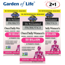 2+1 가든오브라이프 여성 유산균 닥터 포뮬레이티드 프리바이오틱 500억 30베지캡슐