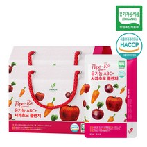 비카인 PEPE-RA 빼빼라 유기농 ABC+ 사과초모 클렌저 80ml x 30포, 60포
