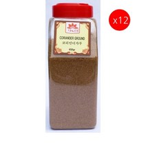 [더착한푸드]코리안더가루(은진 450g) 12개 식자재마트 대용량 업소용 향신료 은진코리안더 코리안더가루