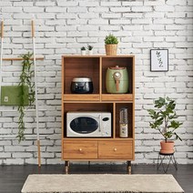 디몬트 에어프라이어 멀티형 렌지대 수납장 신혼부부 인테리어 다용도 자취생 정리정돈 원룸 디자인, 화이트