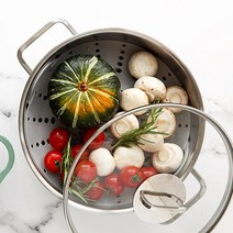 키친팩토리 파스텔 실리콘 찜기 5발 1단 그레이, 25cm, 1개