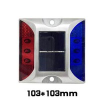 정원 마당 텃밭 쏠라 태양광 led 조명등 도로 경광등 교통 표시 표지판 램프 주차 위험 등, 빨강 파랑
