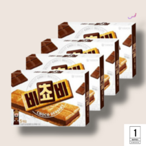 오리온 비쵸비 125g 4박스 비초비 초코샌드 편의점 신상과자 디저트, 오리온 비쵸비 125g 4개