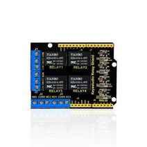 아두이노우노 아두이노 메가 키트 블루투스 R3 Keyestudio Arduino UNO R3 용 4 채널 5V 릴레이 실드 모듈, 한개옵션0