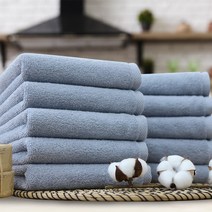 코튼리빙 무형광 소프트 수건 30수 130g, 코튼리빙 30수 130g 라이트그레이, 10개