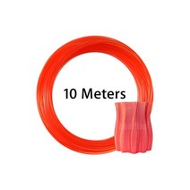 3D프린터필라멘트 LeoPlas-1.75mm 10 및 m 투명 PETG 필라멘트 샘플 3D 프린터 펜 소모품 인쇄 용품 플라스, 03 Clear Red 10m 30g