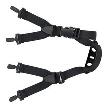 오토바이반모헬멧 스냅백 여름용 Y자 모양의 조절 가능한 버클 탈부착 가능한 모자 턱끈 안전 헬멧 턱끈 턱끈 헬멧 액세서리, 02 Black