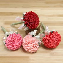 [공방라라수] 카네이션 만들기 세트 : DIY 재료, 비비드 볼펜 만들기 세트, 피치핑크