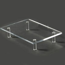 아크릴전시대 매장 사각테이블형 샘플진열대, 사이즈, 대