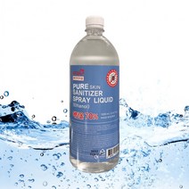 케어플러스 국내산 대용량 손소독제 살균제 1000ml (1L) 식약처 인증, 상세페이지 참조