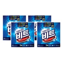 [B_612][생활*실내외 필수품 코너]{{ 비트 3kg 일반용 지함 4개입 라이온코리아 세탁세제 }}[Bao_bab][11D04M21Y**EA], 소행성바오밥 1