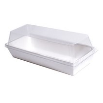 샐러드&샌드위치 직사각 DRP-3 화이트(100개/SET), 100개, 100개