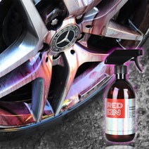 지엠지모터스 모하비더마스터 19~전용 레드온 아이언 리무브 휠 딥클린 철분제거제, 1개, 500ml