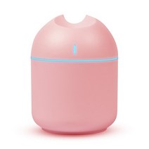 무드등 가습기 usb 아로마 비염 가습기 250ml 휴대용 미니 공기 청정기 자동차, 분홍색