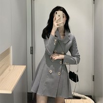 안녕릴리 여성 캐주얼 정장 스커트 원피스 프렌치 자켓