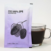 원웰빙 고창 하늘수 오디즙 100%원액 파우치 60팩