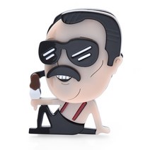 먹다 그림 용 남성용 안경 큰 머리 사람 파티 캐주얼 핀 선물 브로치