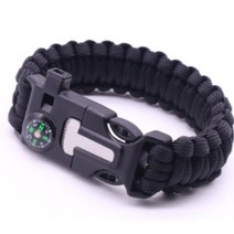 택티컬 밀리터리 오지캠핑 생존 비상 팔찌 손목스트랩, 그린