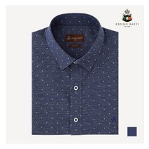 인디안 BRUNO BAFFI 뉴베이직 인디고바탕 프린트 D셔츠__MANTSXM3381