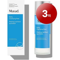 Murad 뮤라드 스킨 케어 각질 제거 스무딩 보습 살리실산 글리콜산 데일리 클레이파잉 필 리퀴드 95ml 1팩, 3팩