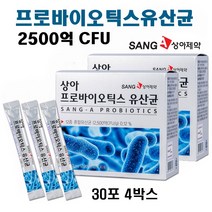 상아제약 프로바이오틱스 락토바실러스 람노서스 lgg유산균 애시도필러스 플란타룸 카제이 프리바이오틱스 프락토올리고당 유아 성인 온가족 장건강 유산균 가루 스틱, 30포 x 4박스