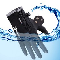 [WIZMAX] 스마트 터치 올라운드 겨울장갑 안감기모 이중방수 방풍 방한 장갑