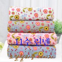 원단도매집 오일릴리풍데이지 린넨11수 사계절린넨, 오일릴리풍데이지-핑크