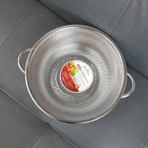 세신 퀸센스 스텐 펀칭볼바구니 양수 26cm 메쉬망 채반 채망 건조