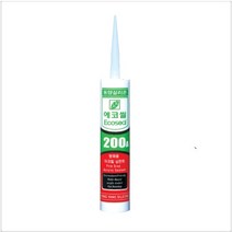 Ecoseal 에코씰 아크릴 방화실란트실리콘 200A/300ml 벽체선형조인트충진 방화재, 회색