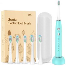 가저용 냉장고 SARMOCARE-USB 충전식 소닉 전동 칫솔 성인 방수 울트라 치아 미백 브러시 8 교체 헤드 S100, [03] S100 Black 4 Heads