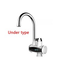 dmwd electric hot water faucet Instant hot water tap 스테인레스 스틸 온수기 tankless tap for kitchen led 디스플레이, 언더 타입