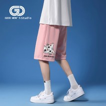 여름 반바지 남성 패션 편안한 인쇄 캐주얼 바지