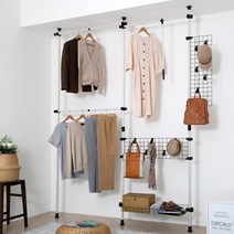 가화행거 3단바구니수납다용도철망행거3LB3301M2, 없음