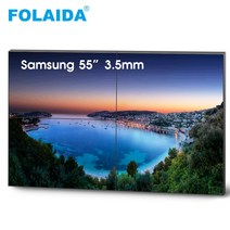 did모니터 전자메뉴판 오리지널 삼성 호환 TV 55 인치 3.5mm 베젤 Lcd 비디오 벽 대형 광고 디스플레이기 LCD 모니터, 없음, 한개옵션0