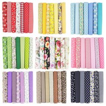 조각 DIY 원단 1세트(7장) 프린트 무늬천 DD-12308, 04-그린