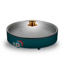 붕어빵기계 붕어빵 장사 창업 전기 MultiCooker 220V 그릴 Househould 바베큐 튀김 스테이크 물고기 오믈렛, 02 Green_03 30CM_01 EU