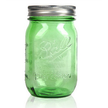 볼메이슨자, 그린자473ml, 1개
