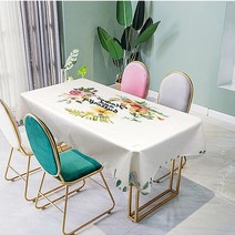방수천원단 백일상 돌상 테이블보 내집꾸미기 휘장천, 08블루진6~8인용140X220/TK-153