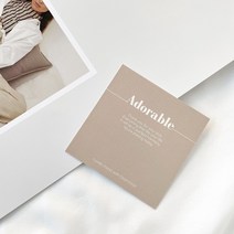 멀씨러블 안내카드 디자인 안내지 교환반품 상품설명서 품질보증서 제작, Merci 01, 신규주문 [첫 주문]