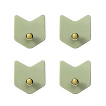 믹스어블 3M 초초강력 접착식 무타공 다용도 화살표 후크 걸이 벽 소품 행거 걸이 후크 벽옷걸이 주방정리 생활용품, 민트 후크4개