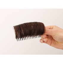 안감리스 헤어핀 볼륨업 앞머리 볼륨매트 헤어핀 쿠션매트 헤어핀 볼륨매트 헤어핀 헤어핀, 소형 라이트 브라운, 하나