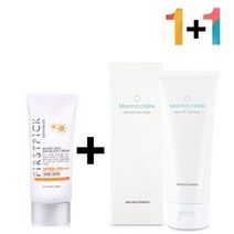 끈적임 없는 선 썬 크림 노세범 클렌징 필링 젤 밤 폼753742EA, 매직마일드선크림 1개_프로스킨아이크림 1개