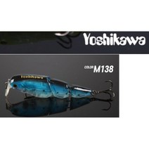 피쉬 블루 바이트 동형 물고기 모형 M138 강력 바이트, 대 (22g 11CM)
