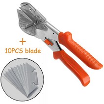 45-135 학위 멀티 앵글 마이터 사이딩 와이어 덕트 커터 pvc pe 플라스틱 파이프 호스 가위 컷 집안일 홈 장식 배관 도구, 커터 블레이드 세트 2, 협력사