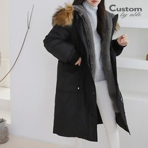 커스텀에이블 도톰 퍼안감 후드 패딩점퍼 C2212PD028D