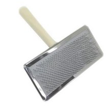 엉킨털 죽은털 먼지제거 강아지 브러쉬 M 정전기방지 강아지빗 슬리커 윤기