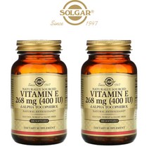 1+1 솔가 비타민E 400IU 소프트젤 100정 D 알파 토코페롤 Tocopherol