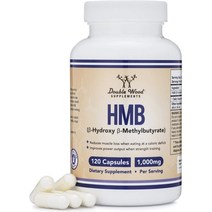 더블우드 HMB 1000mg 캡슐, 120개입, 1개